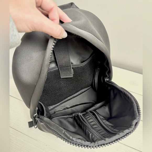 Dagne Dover Dakota Medium Neoprene  Black Backpack - Picture 6 of 6